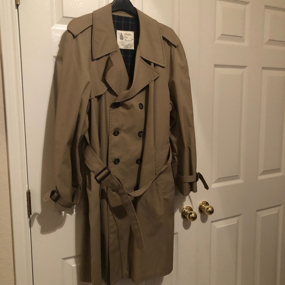 Men’s London Fog Tan Trench Coat
